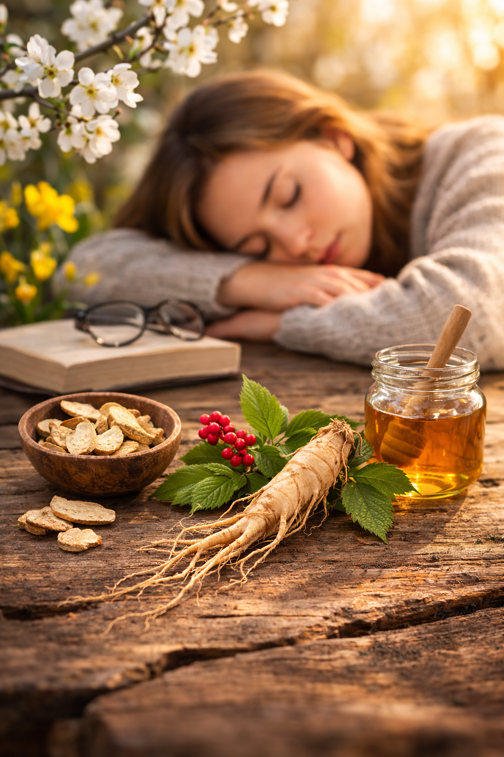 Frühjahrsmüdigkeit: Natürliche Unterstützung mit rotem Ginseng und Gelée Royal