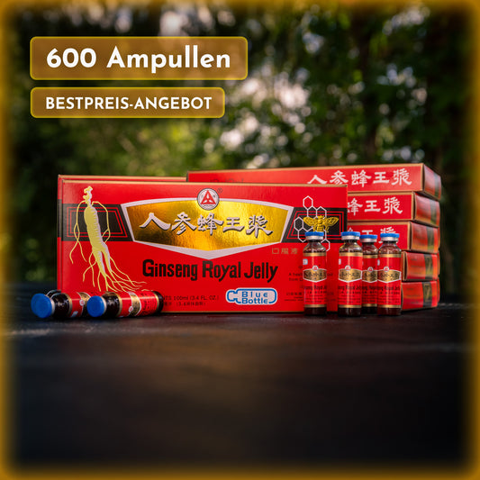 Ginseng Royal Jelly - 6x 90-Tage-Kur + 10% (600 Ampullen)