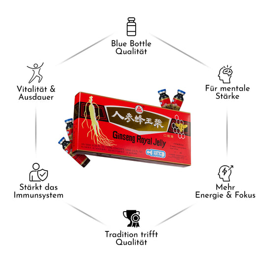 Ginseng Royal Jelly - 10-Tage-Probepackung (10 Ampullen)