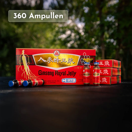 Ginseng Royal Jelly - 4x 90-Tage-Kur (360 Ampullen)